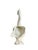 Elegant Mid 20th Century Ceramic Swan Decorative Bowl | Hollywood Regency Coastal Accent 20” Wide For Sale - Image 9 of 16
