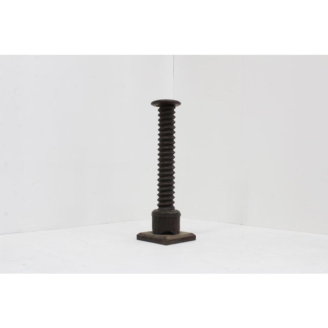 French Screw Pedestal, 19th Century For Sale - Image 9 of 9