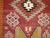 1950s Zabihi Collection Dazzling Vintage Turkish Throw Kilim - 2'11" x 4'6" For Sale - Image 5 of 6