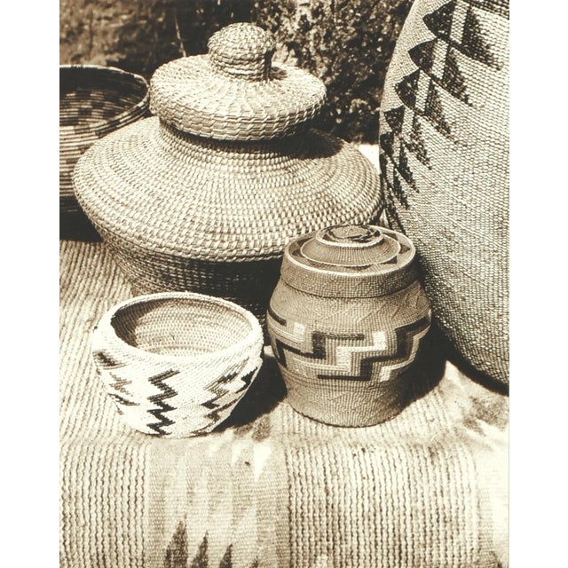 Indian Baskets - Set of Three Photographs by Nancy Maynard For Sale In Monterey, CA - Image 6 of 10