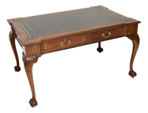 Antique Chippendale Revival Desk from Gillows, 1890s
