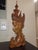 Monumental Mid-Century Balinese Modernist Teakwood Goddess Sita Bust For Sale - Image 4 of 12