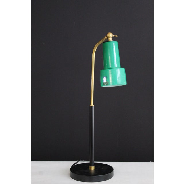 Metal Mid 20th Century Vistosi Murano Table Lamp For Sale - Image 7 of 9