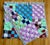 Vintage 70s Patchwork Knit Quilt *Twin Size* Checkerboard Chickens Hearts Quilted Throw For Sale - Image 9 of 9