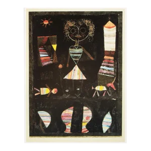 1989 After Paul Klee "Puppet Theater", Full-Color Print From France