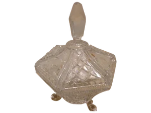 American Brilliant Pressed Glass Bowl