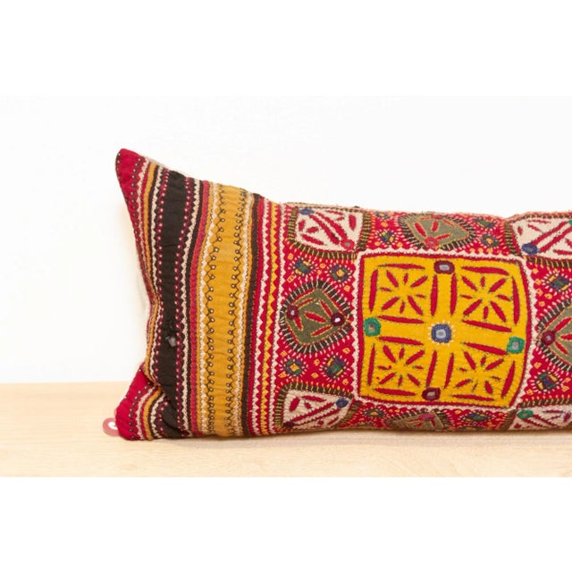Lambani Jaisalmer Patchwork Throw Pillow For Sale - Image 4 of 7