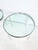 Glass Nicos Zographos Side Tables in Polished Steel With Glass Tops - A Pair For Sale - Image 7 of 9