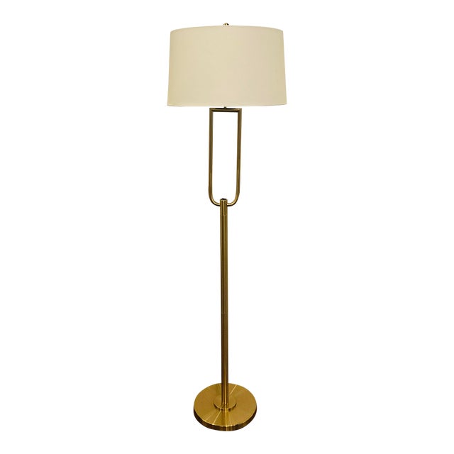 Modern Brass Floor Lamp For Sale