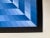 tribute to Vasarely 6 blue 1972 For Sale - Image 3 of 6