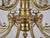 Fifteen-Arm Chandelier in Brass For Sale - Image 3 of 5