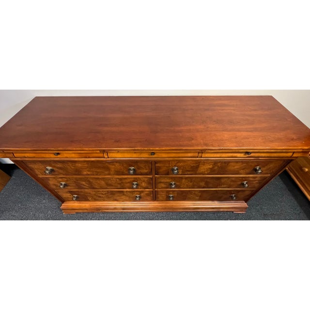 Wood Ethan Allen Townhouse Collection 9 Drawer Dresser For Sale - Image 7 of 12