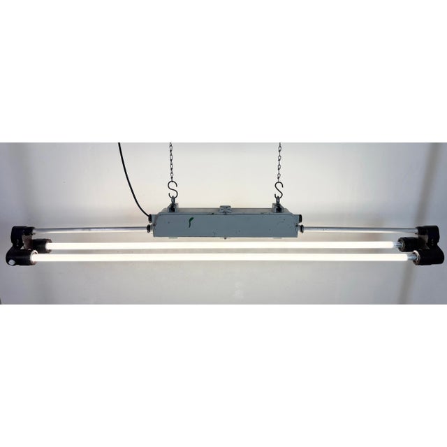 Industrial Grey Tube Light from Elektrosvit, 1970s For Sale - Image 11 of 18
