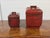 Design Plus Gallery presents a Set of Two Glazed Ceramic Lidded Canisters. Offered in two different sizes, each canister...