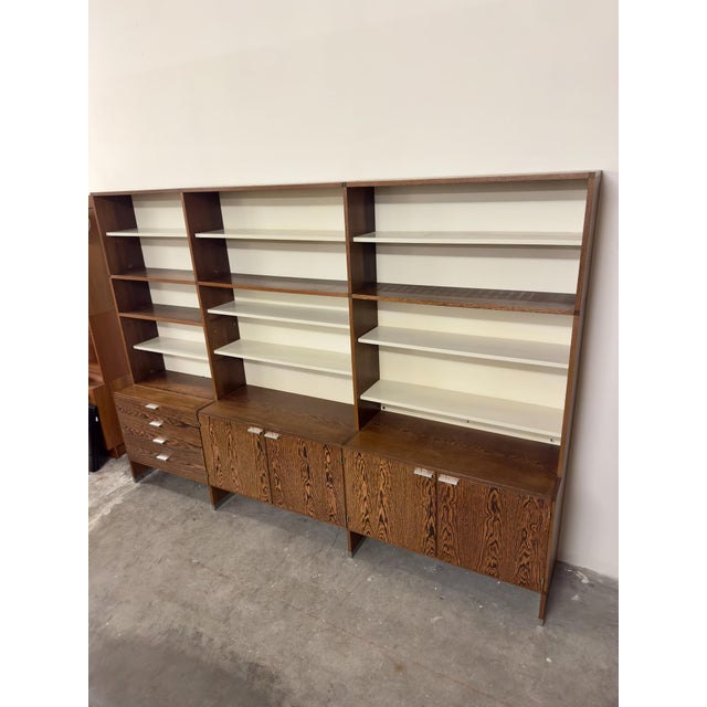 Vintage Free-Standing Made-to-Measure Wall Unit in Wengé Wood by Cees Braakman for Pastoe, 1960s For Sale - Image 10 of 14