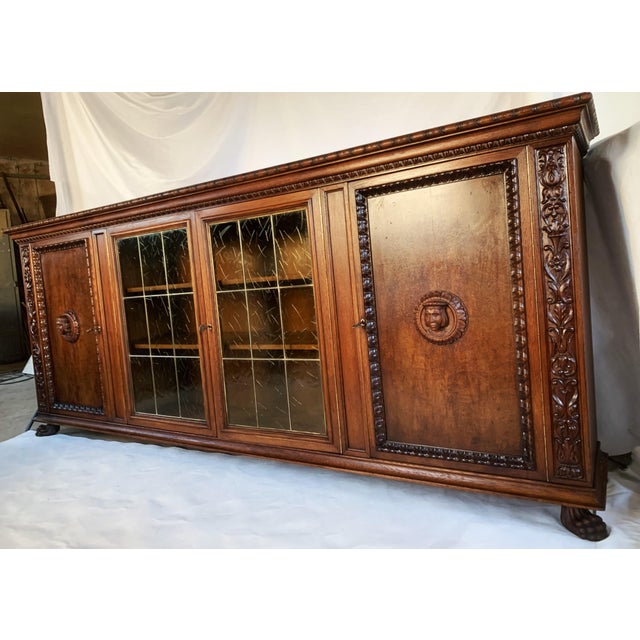 Long Library in Neo-Renaissance Style, 1800s For Sale - Image 3 of 18