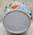 Vintage 9" Chinoiserie Powder Blue Porcelain Melon Ginger Jar - Hand-Painted Longevity Peach & Blossom Motif For Sale - Image 11 of 11