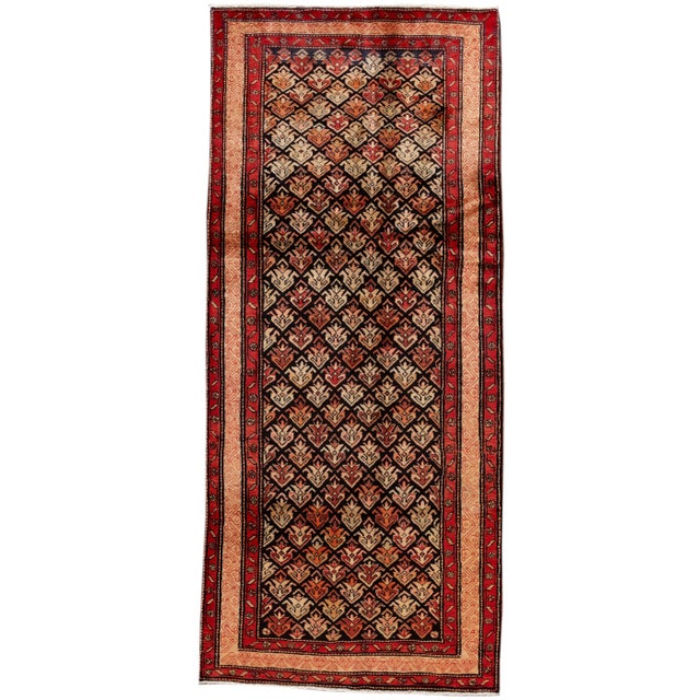 Vintage North West Persian Handmade Red Tribal Wool Rug For Sale - Image 10 of 10
