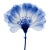 Abstract Blue Botanical Limited Edition Fine Art Print No. 1 | Organic Modern For Sale