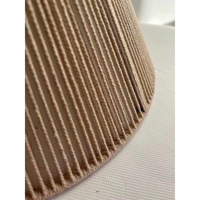 Textile Empire String Lamp Shade For Sale - Image 7 of 9