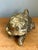Vintage Gold Painted Wood Turtle Figure For Sale - Image 12 of 12