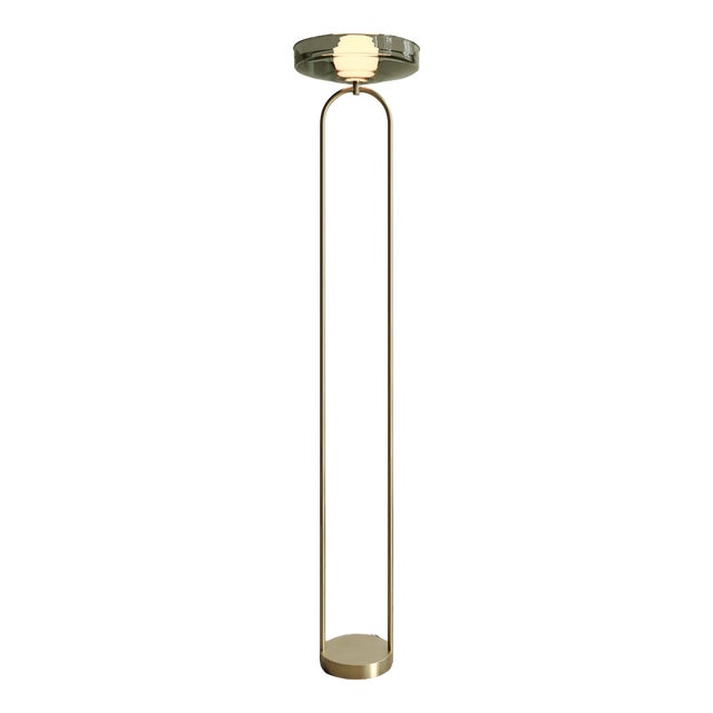 Hand-Blown Glass Floor Lamp by Naama Hofman for Naama Hofman Light Objects For Sale