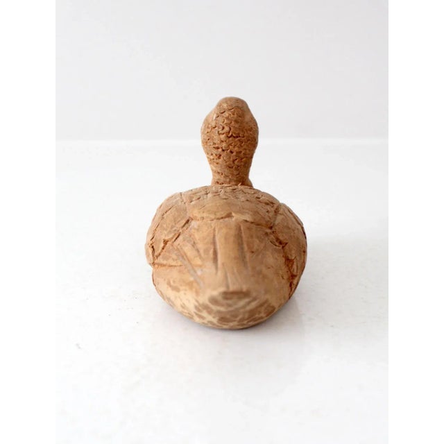 Vintage Hand-Carved Wooden Duck For Sale - Image 9 of 11