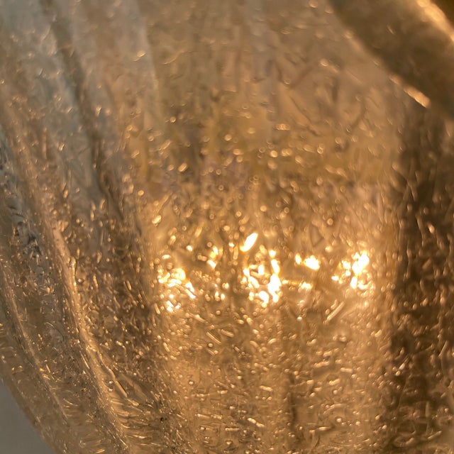 Gold Murano Graniglia Wall Lamps from Italamp, Italy, 1980s, Set of 2 For Sale - Image 8 of 17