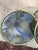 Mid Century Modern Brass and Glass 3 Tier Circular Swiveling Side End Table For Sale - Image 10 of 11
