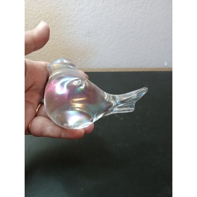 STUNNING Fenton Iridescent Art Glass 5" Bird Figurine This beautiful Fenton figurine is a must-have for any art glass...