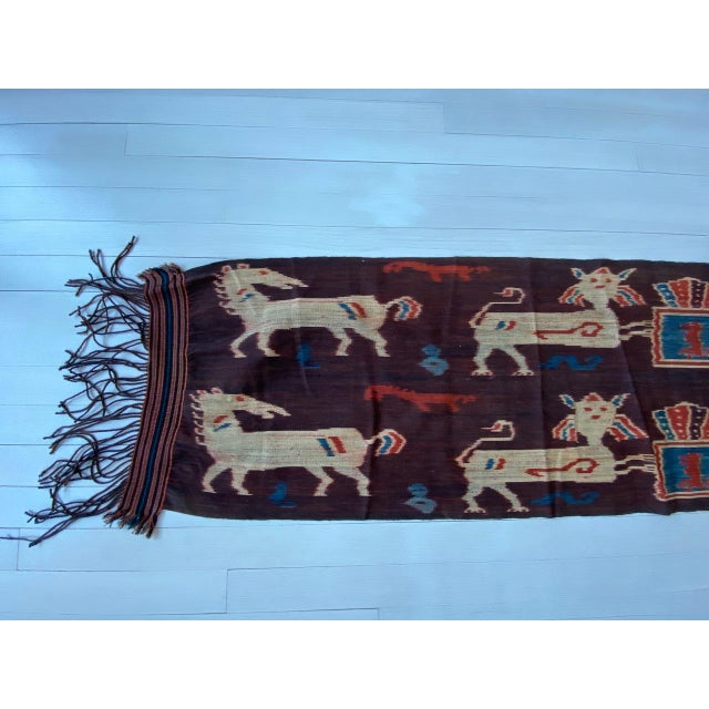 Super Rare Long Ikat From Sumba For Sale - Image 17 of 18