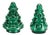 Mercury Glass Christmas Tree (Set of 2) For Sale