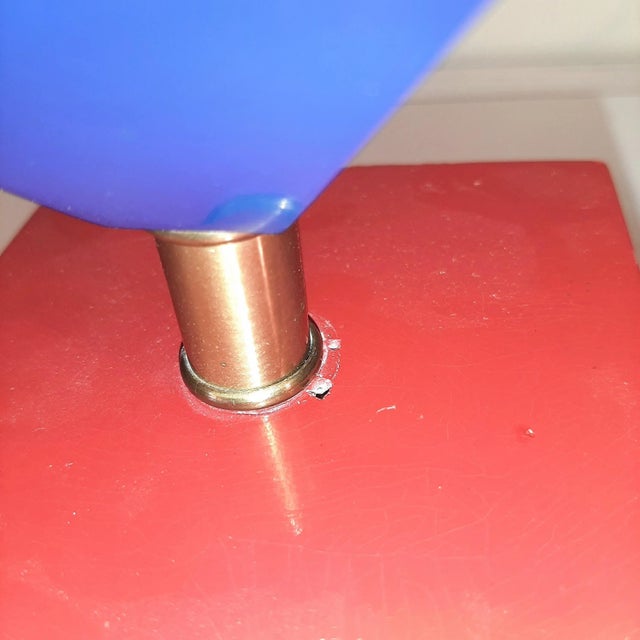 Mid 20th Century Mid Century Thurston Lamp Memphis Style Geometric Primary Modernist For Sale - Image 5 of 12