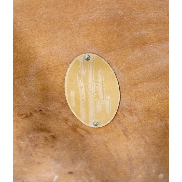 John Widdicomb Russian Empire Round Lamp Table For Sale - Image 15 of 15