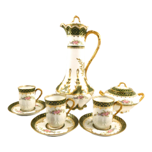 Gerard, Dufraisseix & Abbot Chcoolate Pot With Sugar Bowl and Cups