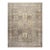 1750s Beige Antique Khorassan Moud Garden Design Distressed Shabby Chic Rug 8' 7"x 12' 9" For Sale