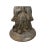 2010s Chinese Dark Gray Stone Anjali Mudra Standing Cute Lohon Monk Statue For Sale - Image 5 of 8