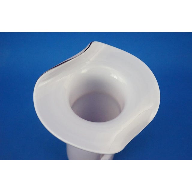 20th Century Purple Sommerso Glass Hat Vase from La Murrina, Italy, 1970s For Sale - Image 13 of 18