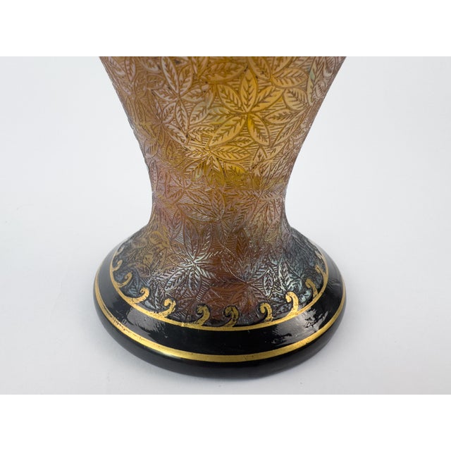 Saint-Louis Art Nouveau Crystal Vase, Désiré Christian Period, c.1900 For Sale - Image 14 of 18