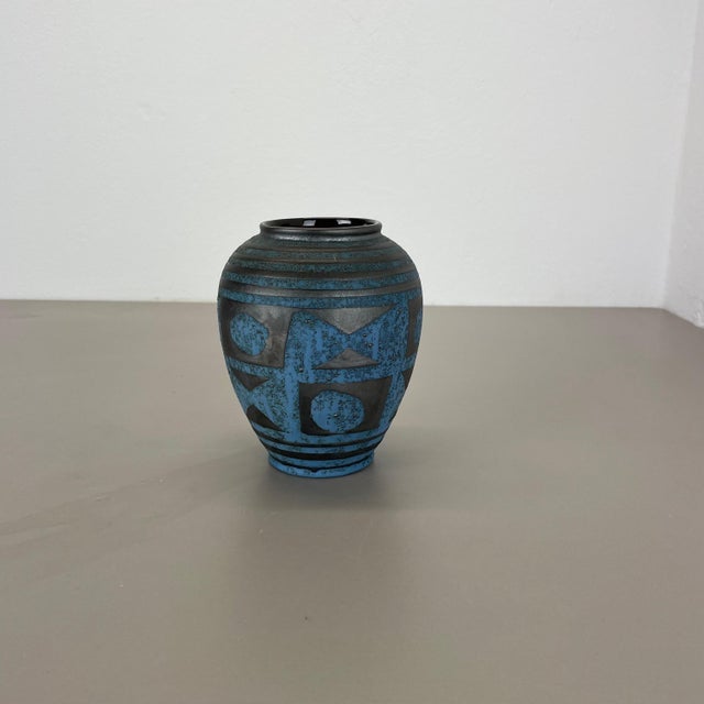 Fat Lava Ceramic Ankara Vase by Heinz Siery for Carstens Tönnieshof, Germany, 1960s For Sale - Image 3 of 16