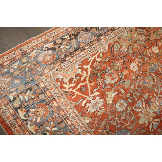 Textile Lovely Antique Persian Mahal - 10'3" x 13'11" For Sale - Image 7 of 11