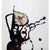 Abstract Figurative Original Oil Painting by Diane Grant. *From a series of paintings listed separately on Chairish, see...