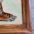 Traditional 1960’s Original Tiger Needlepoint Original Oak Frame For Sale - Image 3 of 4