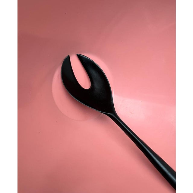 Mid-Century Space Age Salad Bowl and Fork from Emsa, 1960s, Set of 2 For Sale - Image 13 of 15