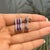 Not Yet Made - Made To Order Contemporary Geometric Ruby & Diamond Hoop Earrings in 925 Sterling Silver, A Pair For Sale - Image 5 of 14