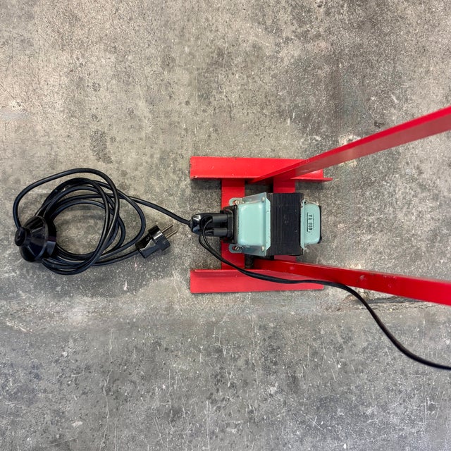 Red Toio Floor Lamp by Achille & Pier Giacomo Castiglioni for Flos, 1962 For Sale - Image 13 of 14