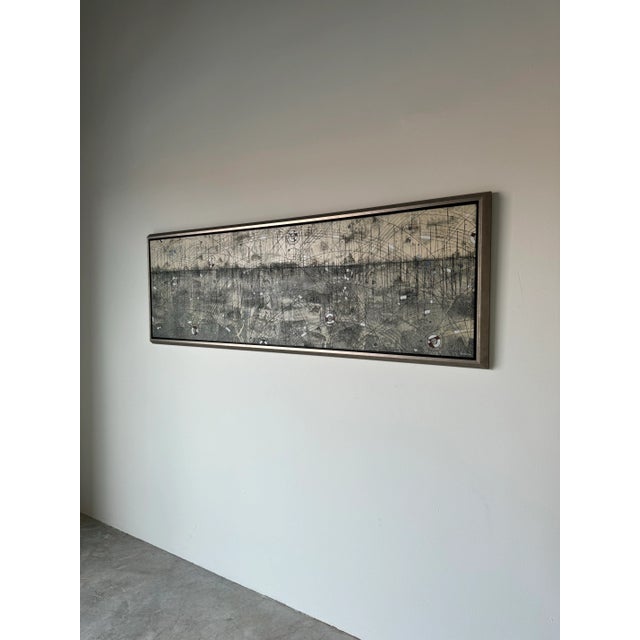 Erik Laffer American (1982 ) Abstract Oil on Canvas Painting/ Sold For Sale - Image 4 of 12