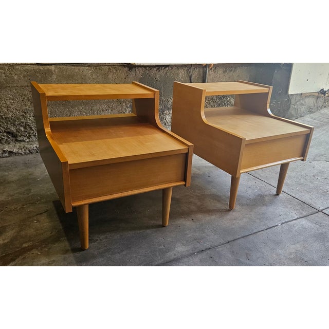 Mitchell Gold + Bob Williams Pair of Nightstands For Sale - Image 11 of 12
