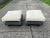 Mid-Century Modern 1980 Two Toned Swivel Ottomans - Price Per Piece For Sale - Image 3 of 10