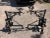 Large Gothic Black Iron Andirons For Sale - Image 13 of 13